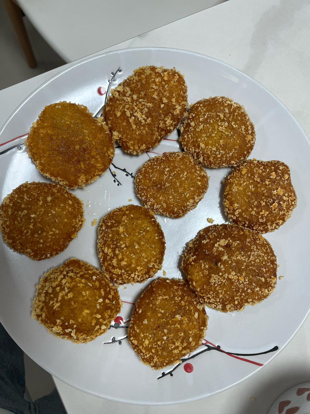金黄酥脆香甜的南瓜饼的做法