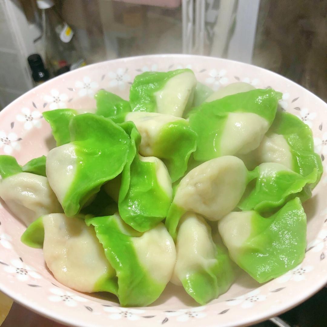 翡翠白菜饺