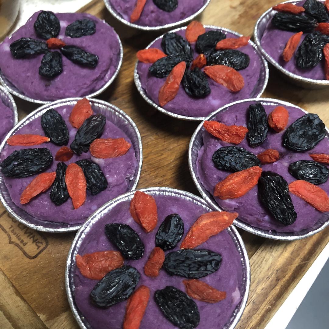 紫薯芋头茯苓糕（新品）的做法