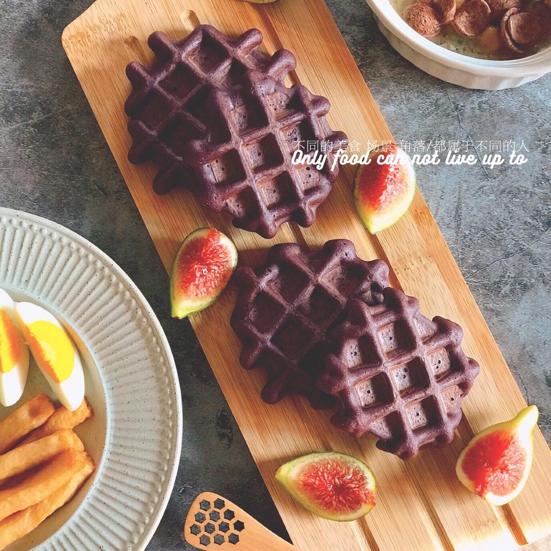 黑香米华夫饼