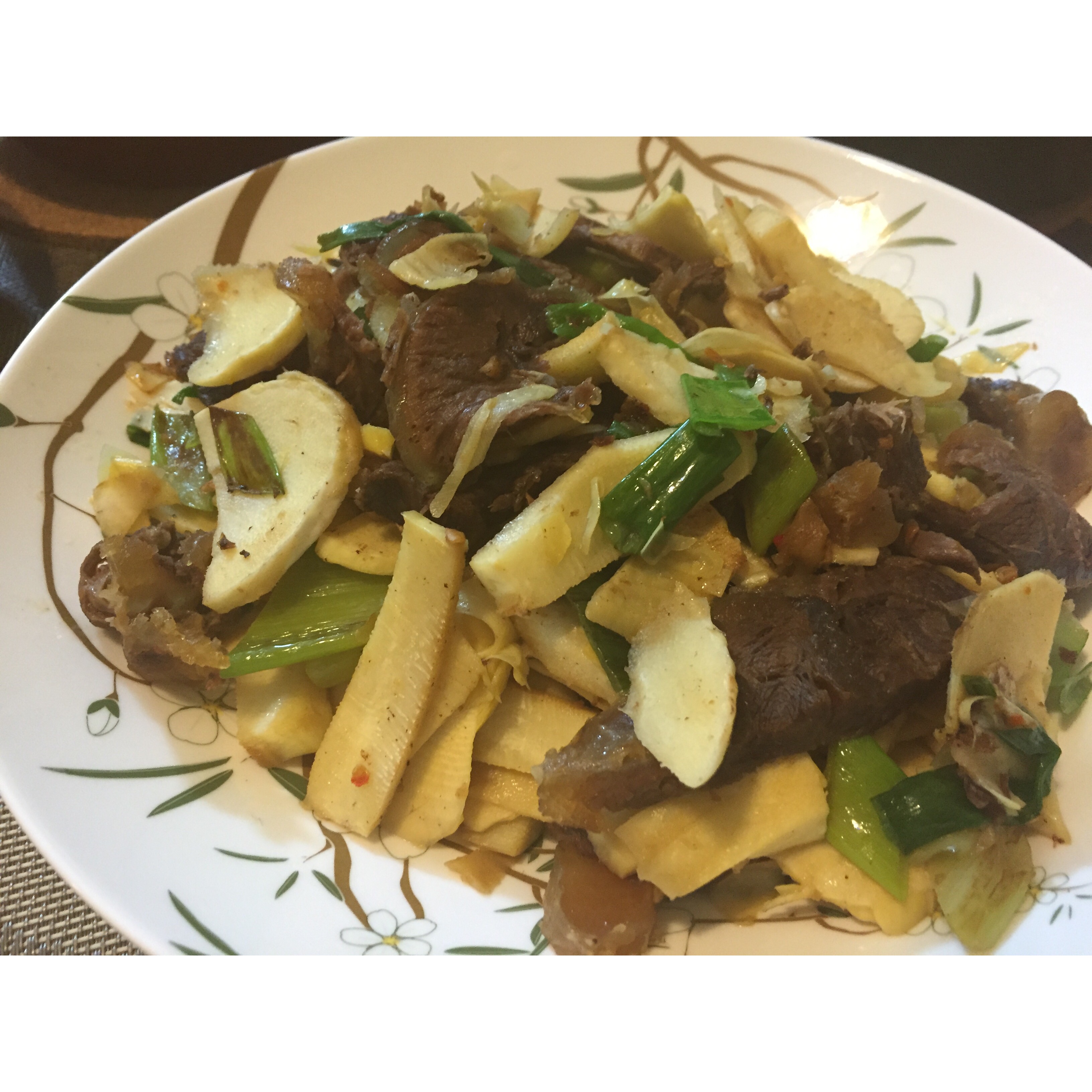 冬笋炒腊肉