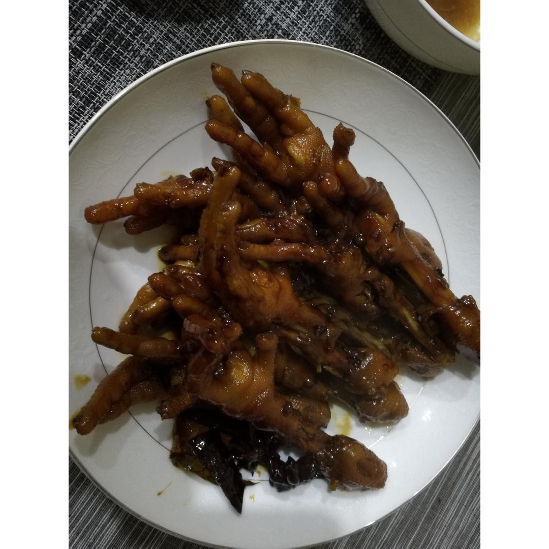 秘制红烧鸡爪