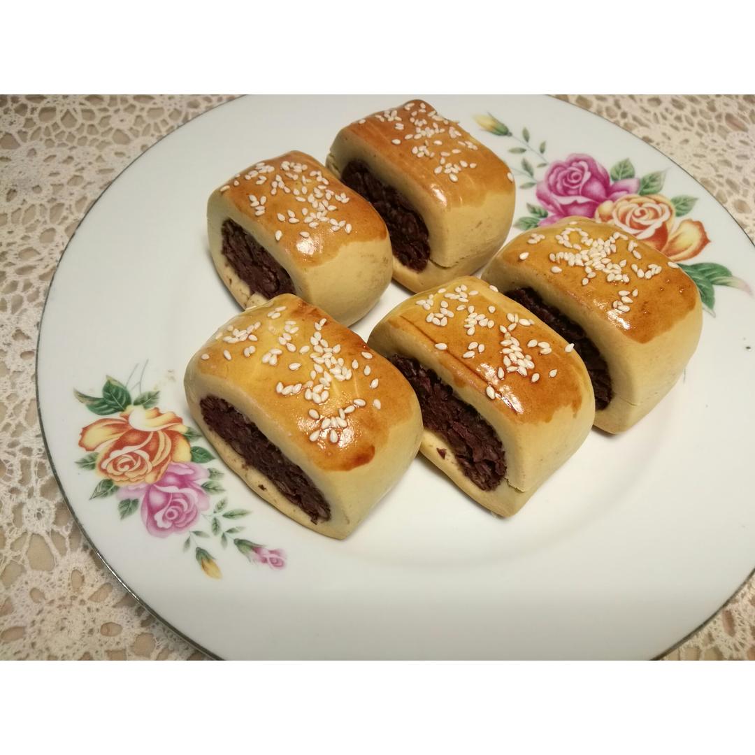 珍惜的心思做的传统中式点心豆沙排