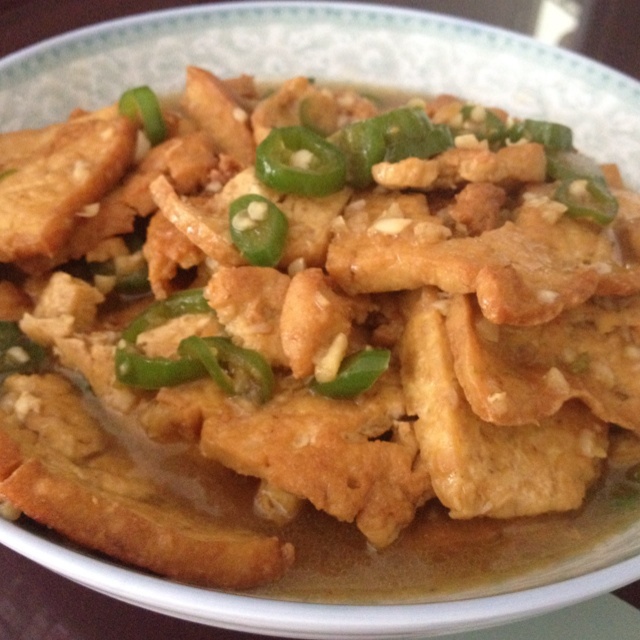 家常煎豆腐