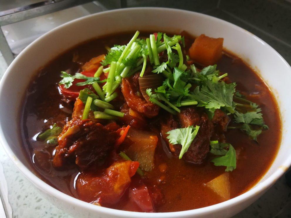 番茄土豆炖牛腩