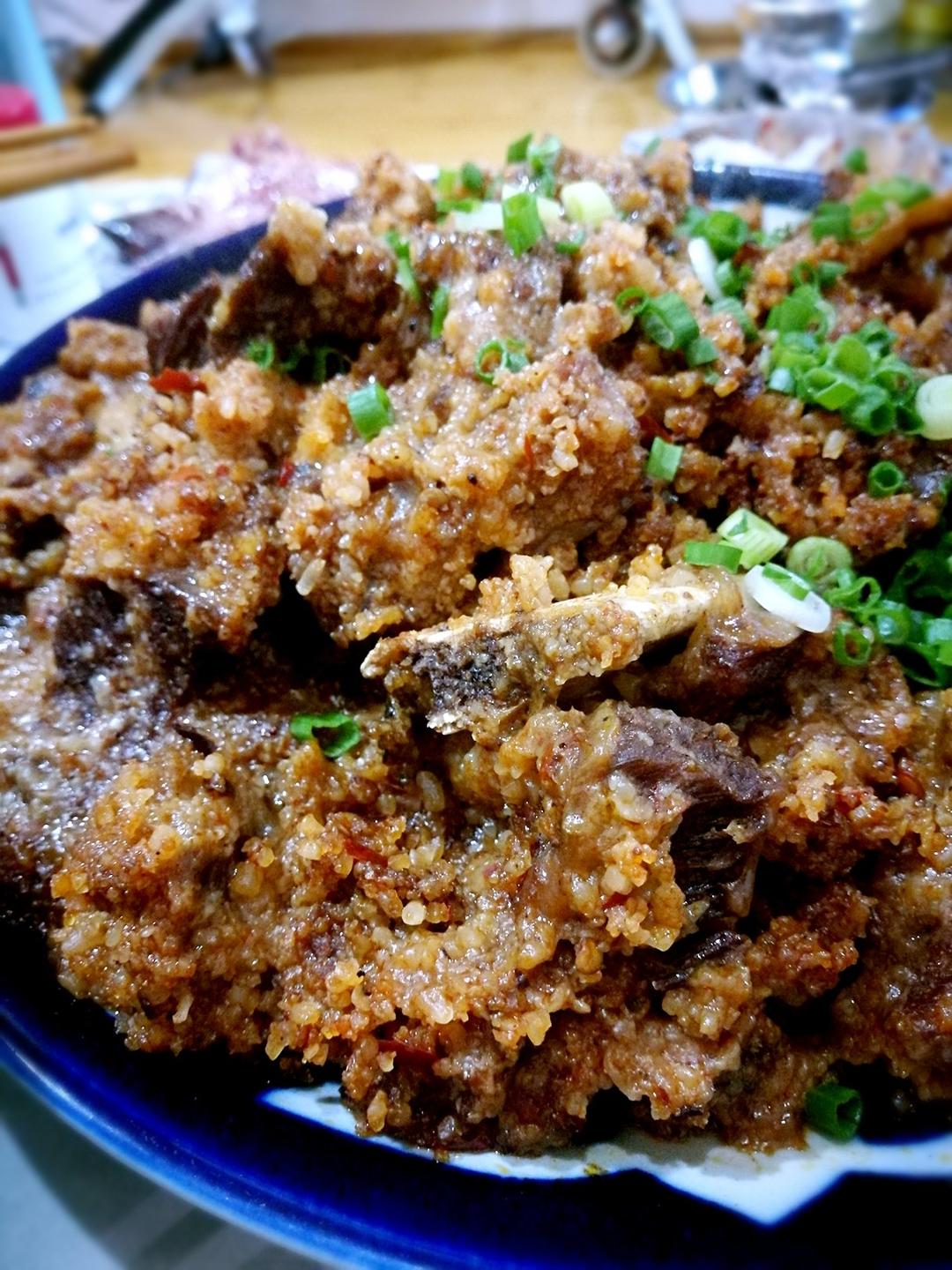 粉蒸排骨 Steamed Pork Ribs with Rice Flour