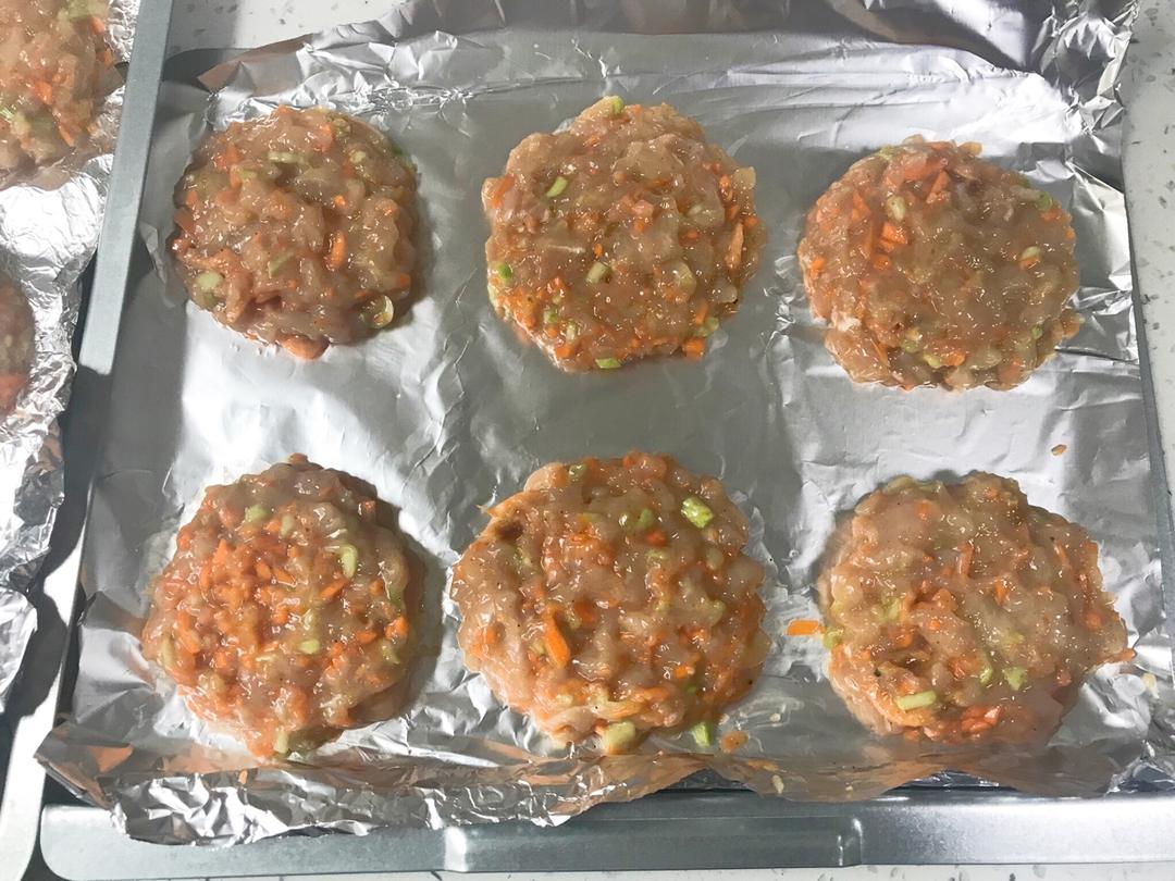 健身必备-鸡胸饼
