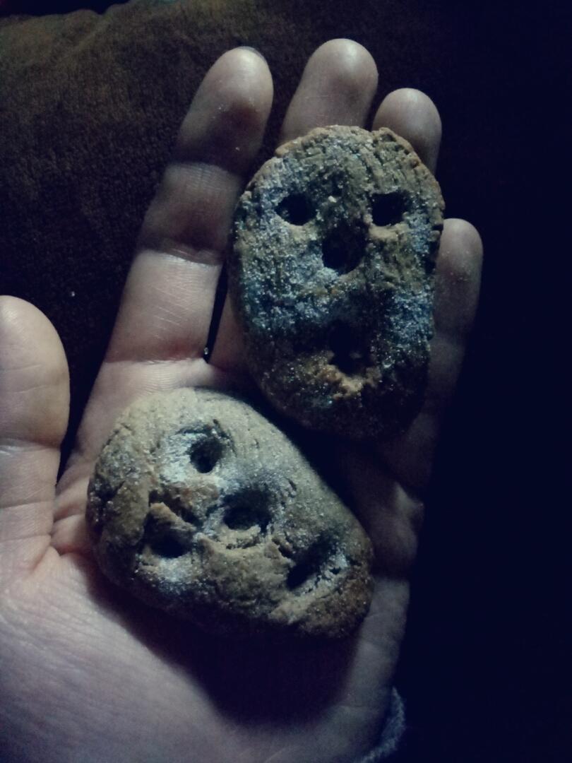 万圣节骷髅头巧克力饼干