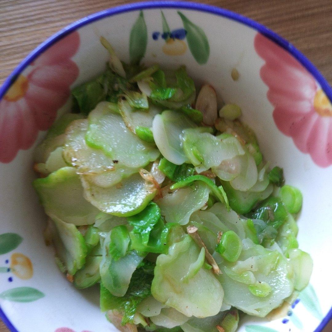 炒儿菜不苦的做法