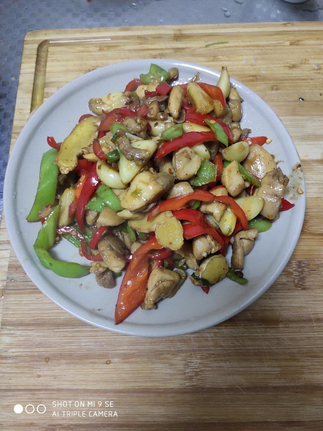 辣炒鸡腿肉 Spicy Fried Chicken