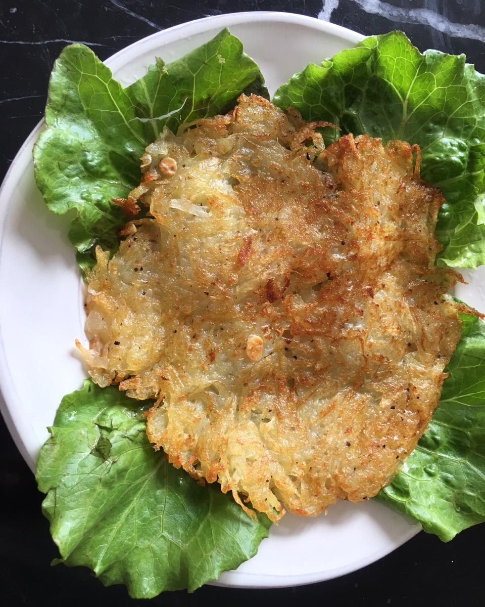 土豆丝鸡蛋饼