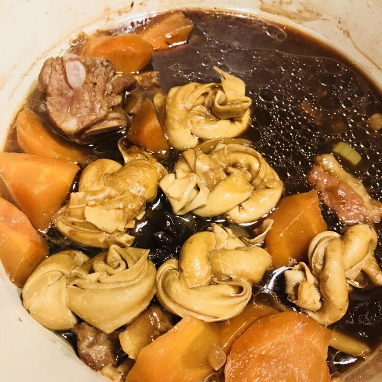 百叶结烧排骨