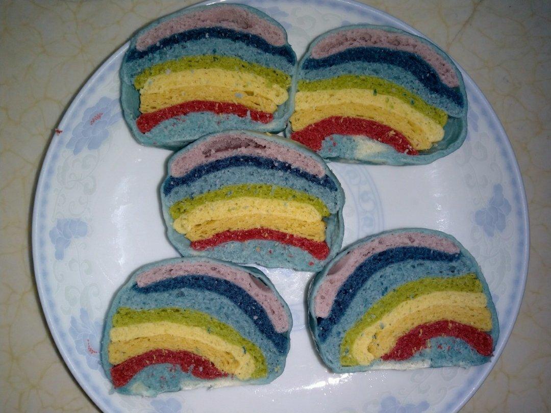 彩虹馒头～蓝天白云伴彩虹