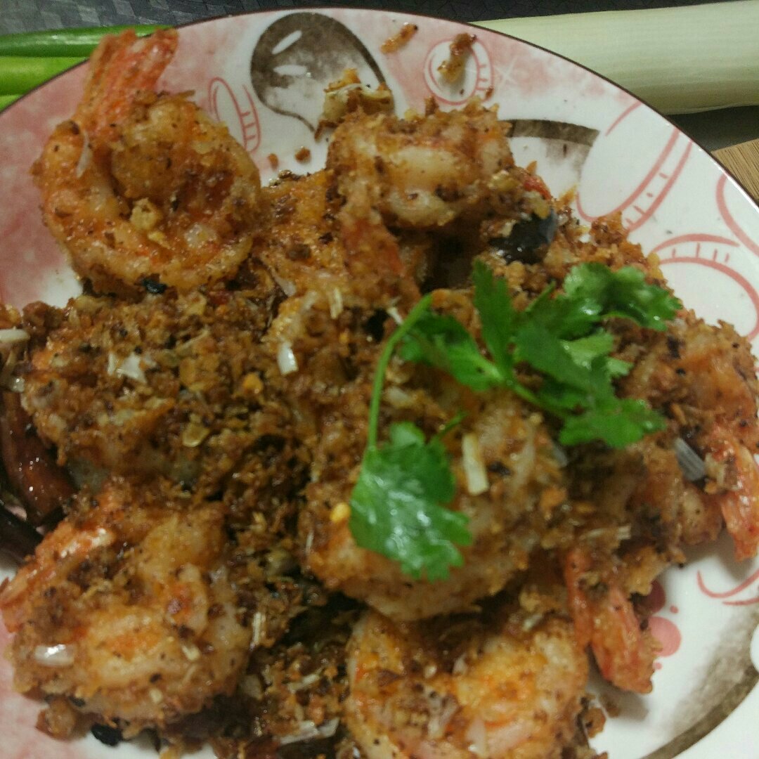 蒜蓉椒盐虾