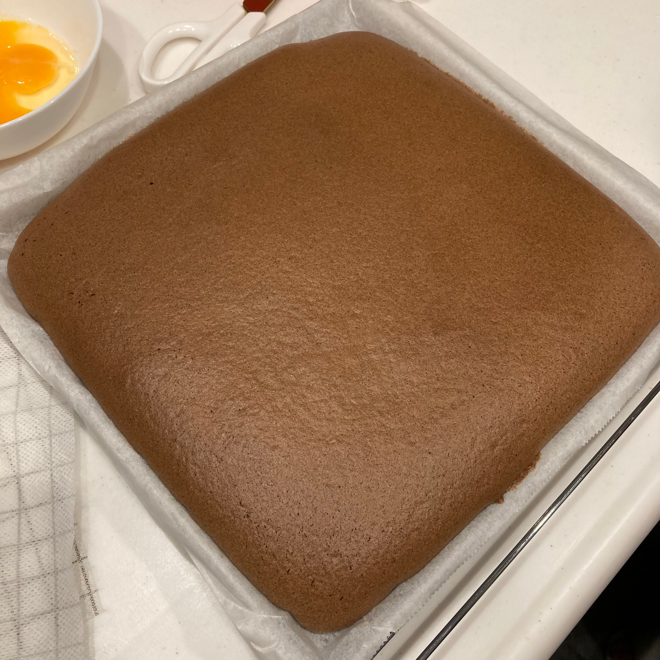 超细腻❗️巧克力可可古早蛋糕