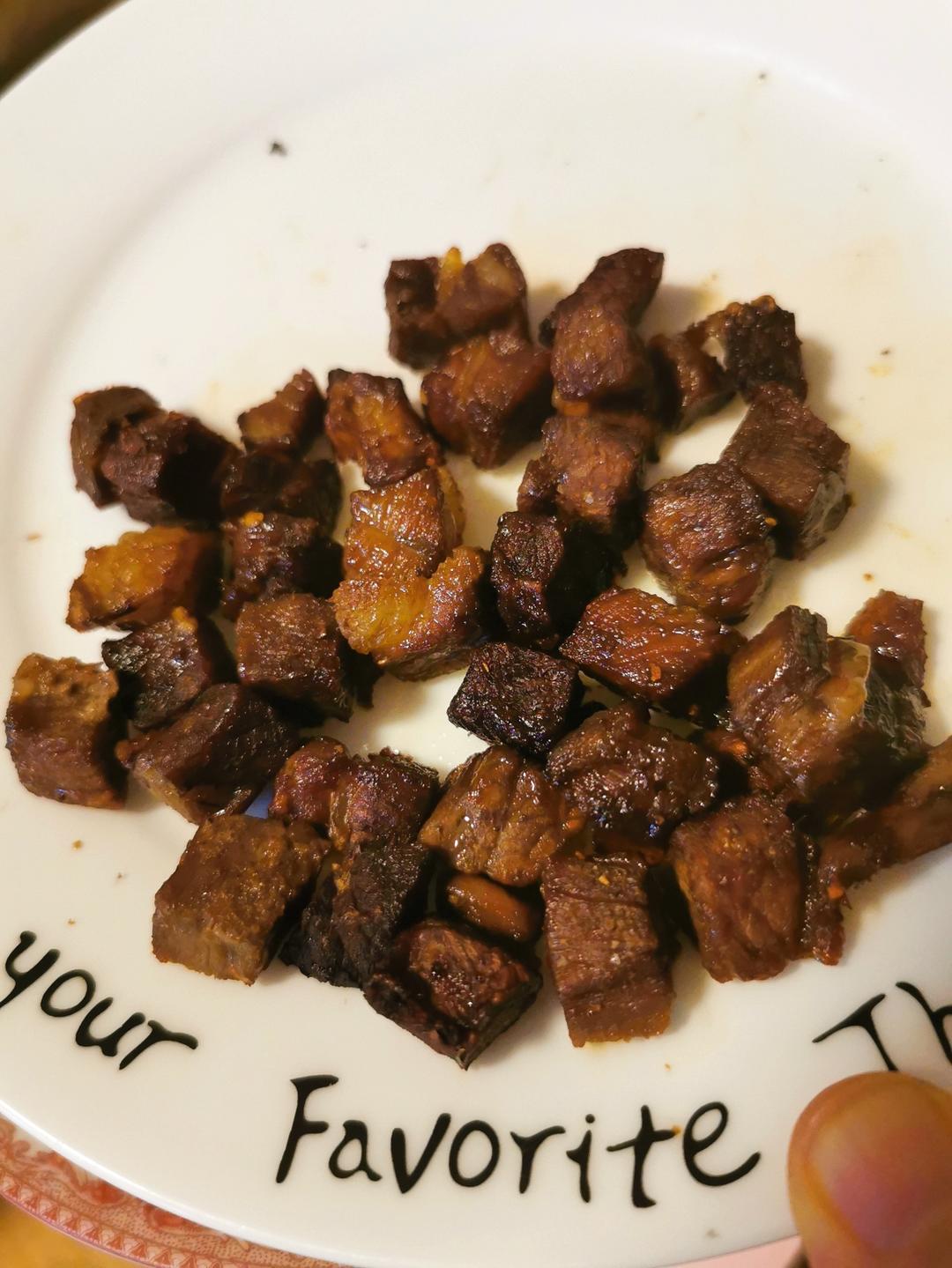 空气炸锅版烤牛肉粒