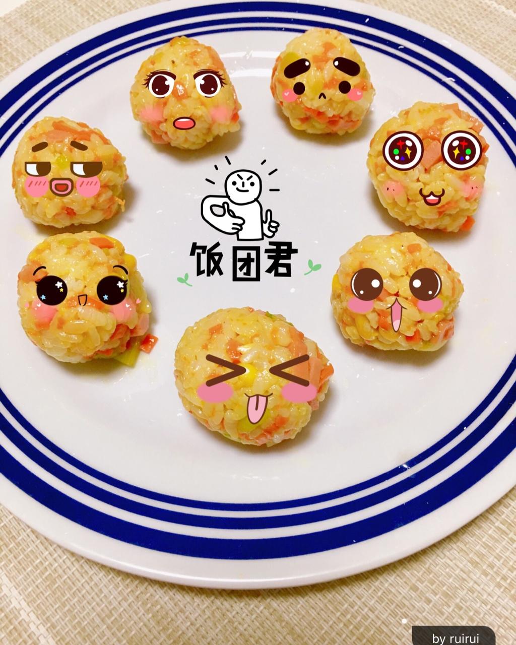 小盆友超爱的肉松饭团子