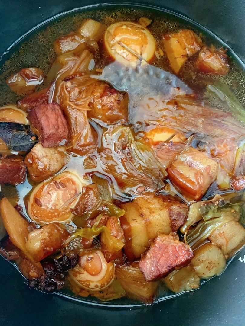 抹嘴-肉夹馍的肉和蛋，不放油版本