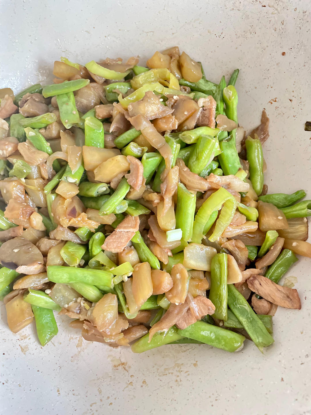 不需要油炸简单美味易操作五花肉豆角茄子家常做法