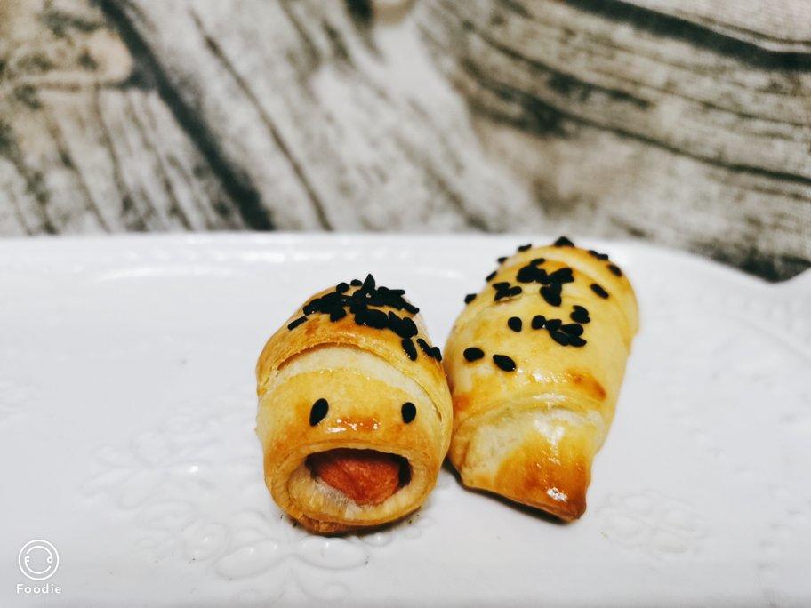 香肠酥皮卷：手抓饼皮还能这样吃，不用和面快速搞定早餐