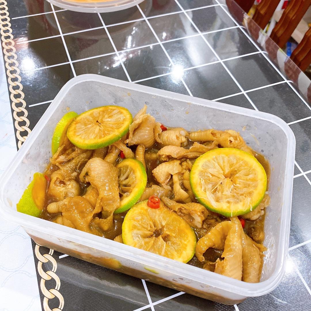 停不下来的酸辣百香果柠檬🍋鸡爪