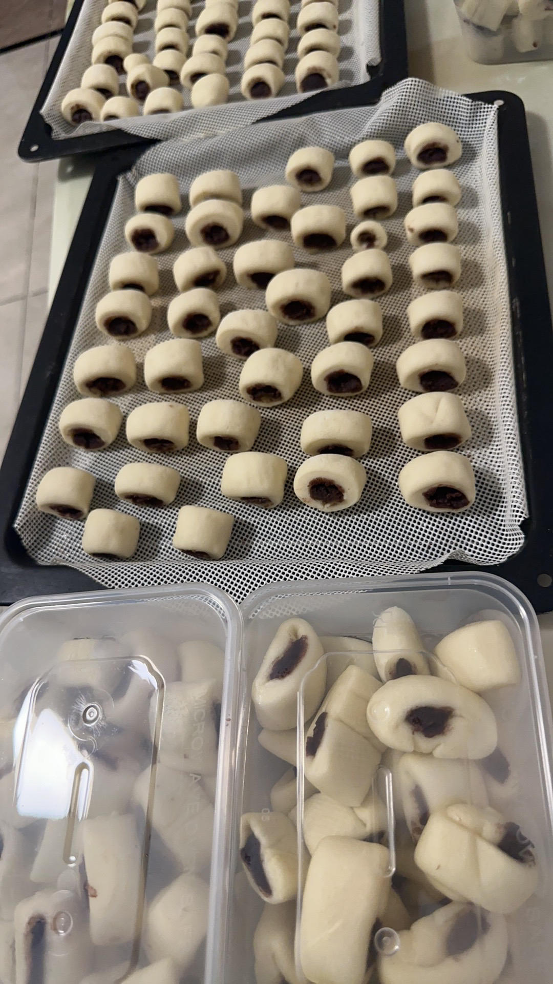 豆沙小馒头，我可以一口吃五个~