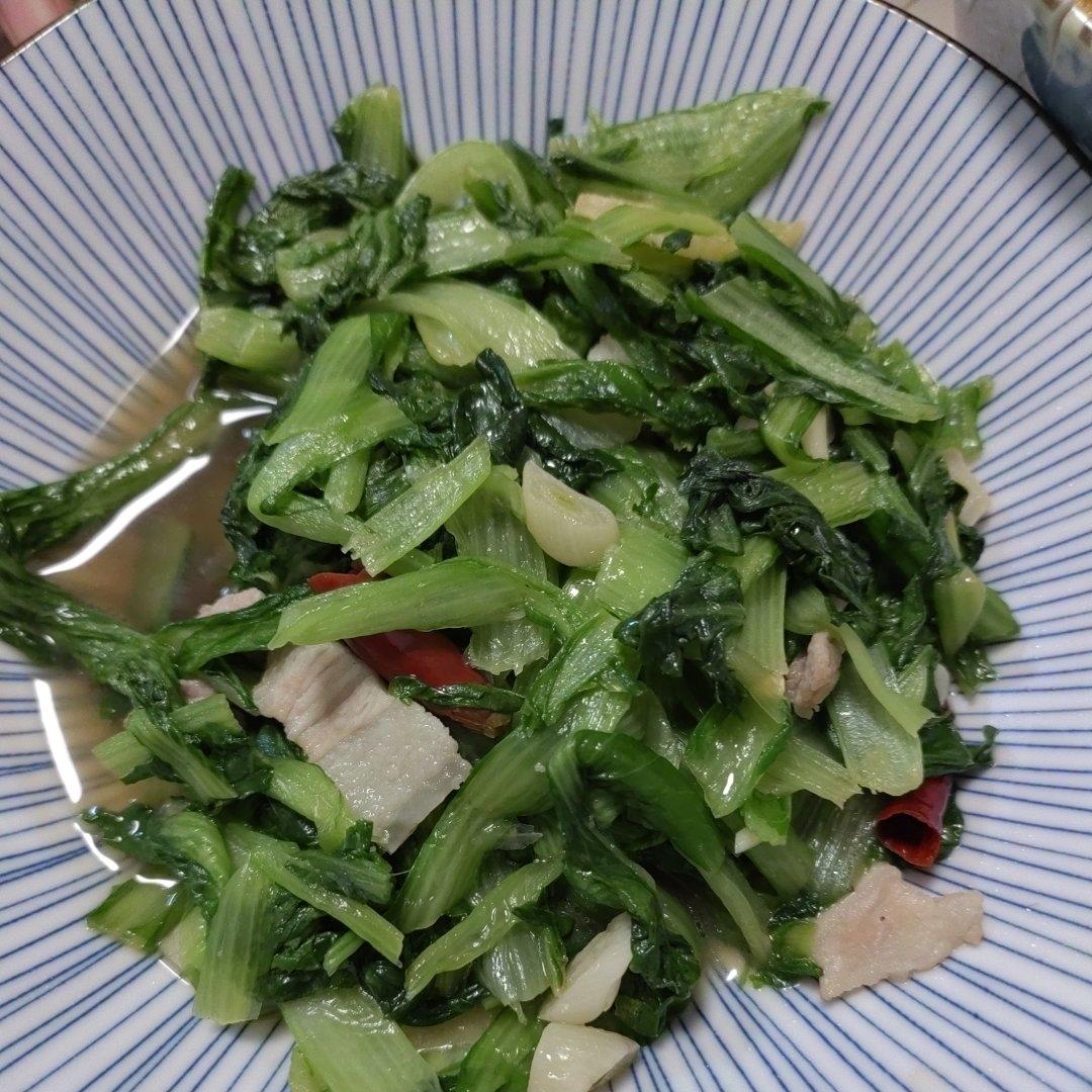 清炒小白菜 简单好吃