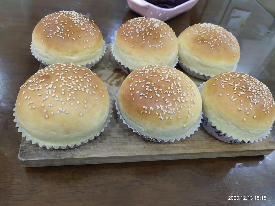 自制营养肉饼汉堡包