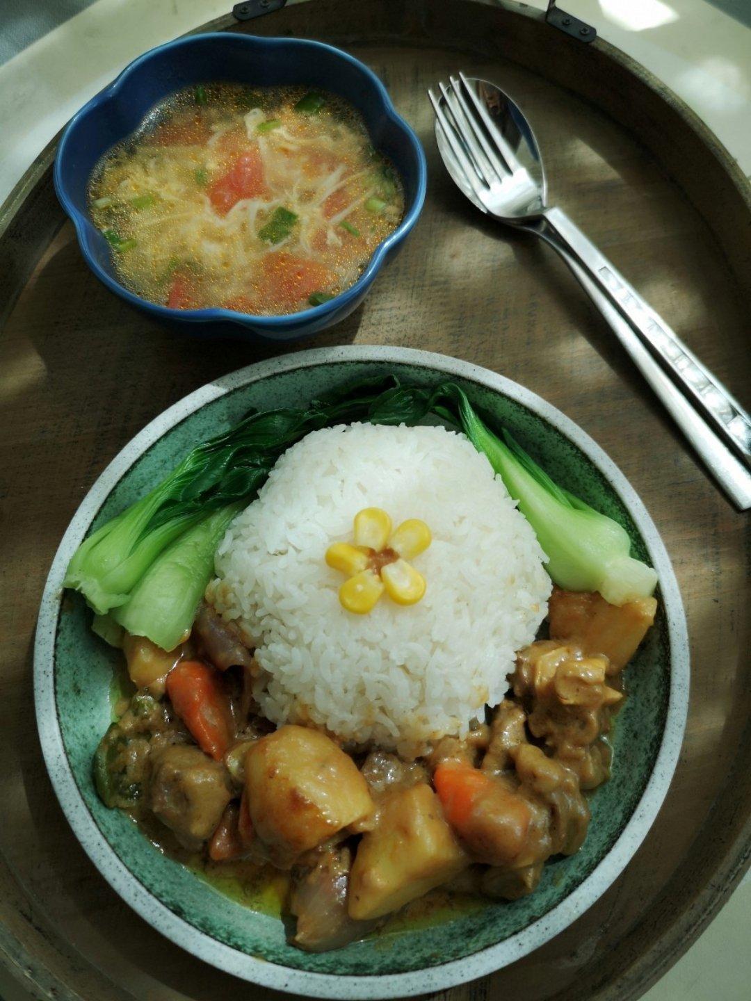 椰浆咖喱鸡翅（牛肉）