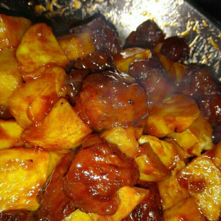 秘制菠萝咕噜肉（绝对好吃）