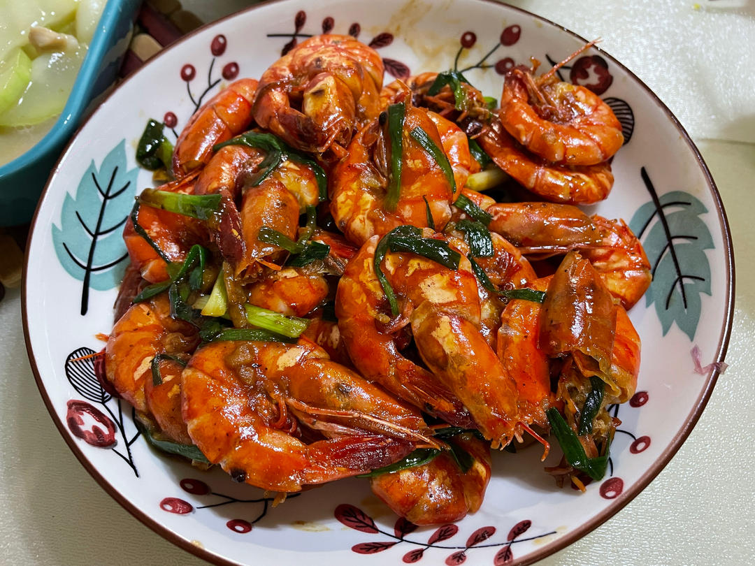 听说这是小朋友最爱吃的红烧虾🦐