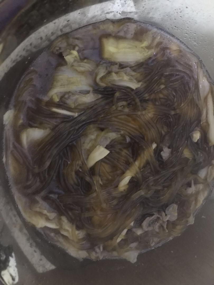 猪肉白菜炖粉条