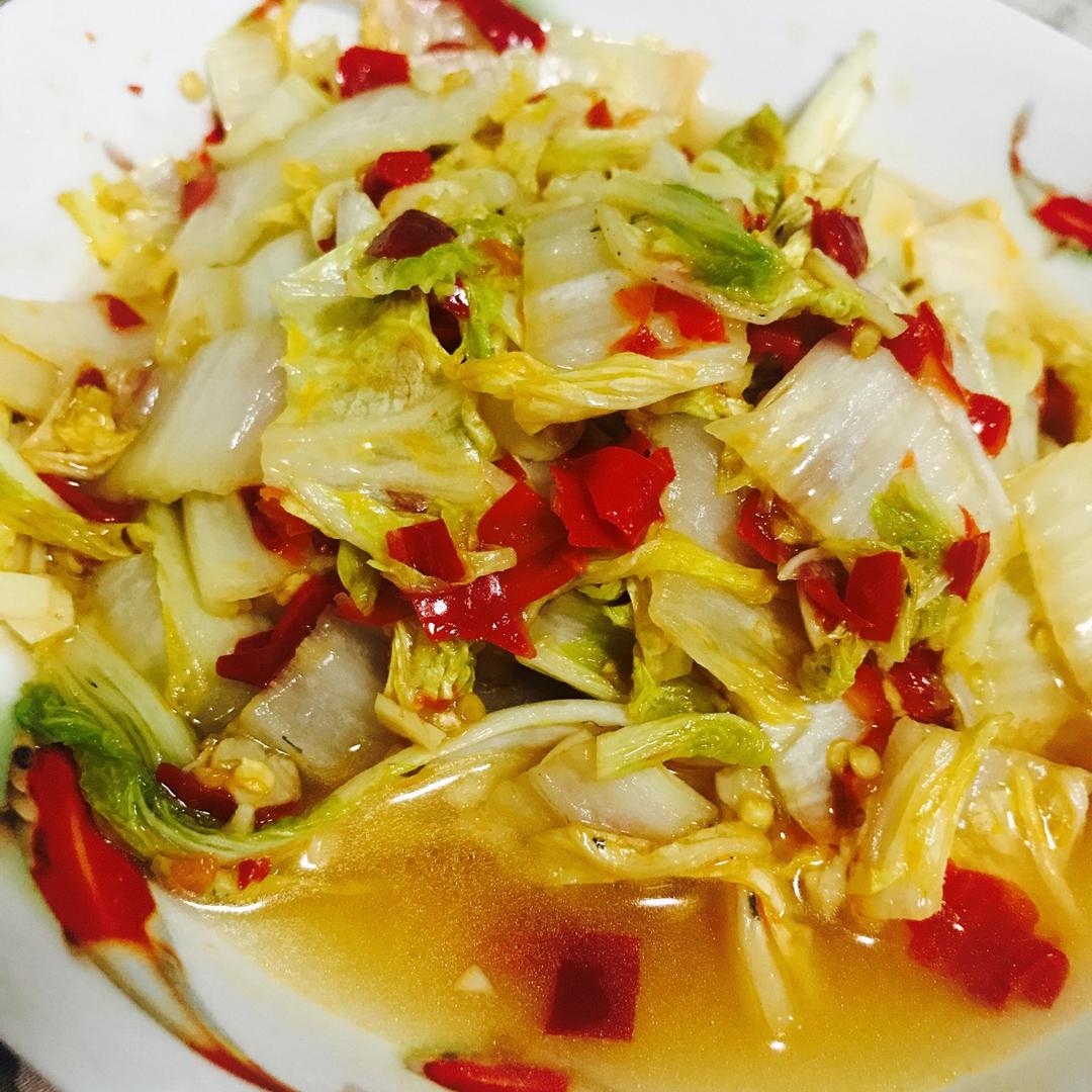 追求细节的疯子做的剁椒白菜