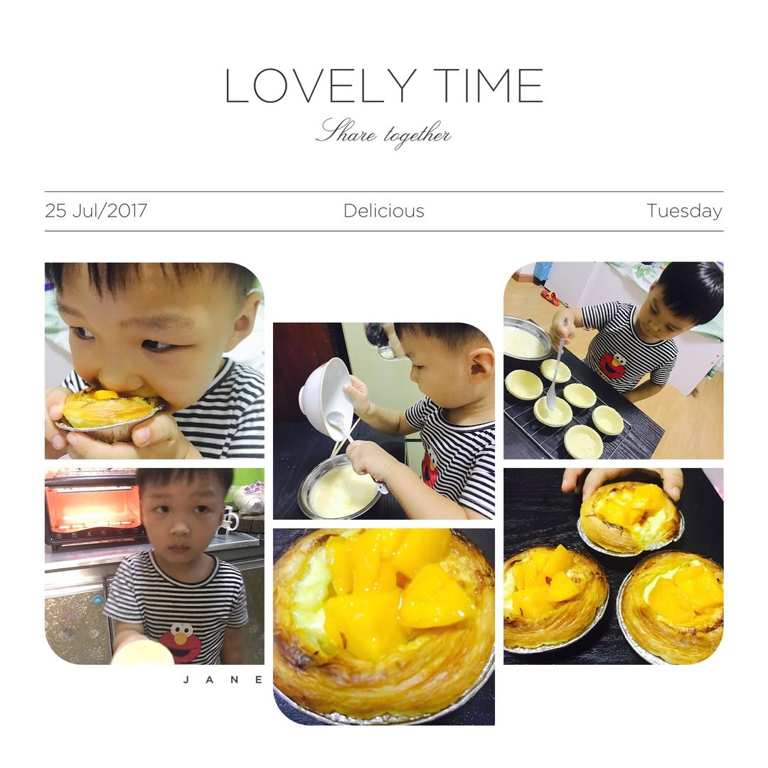 不加淡奶油蛋挞