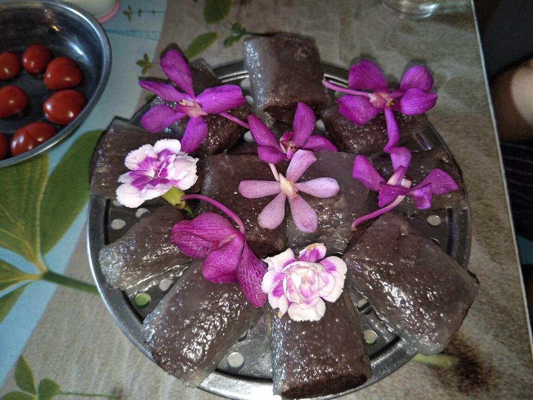水晶紫薯糕