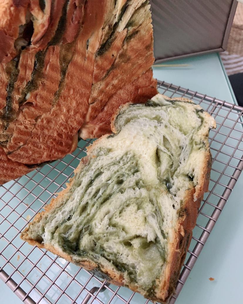 双重拉丝的红糖麻薯吐司
