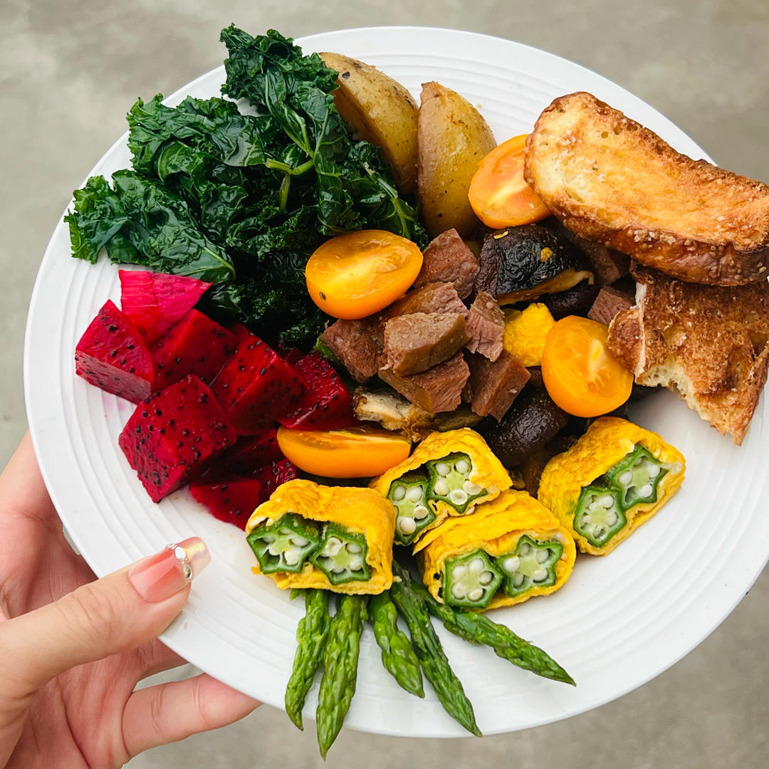 一人食 营养均衡早午餐brunch的做法