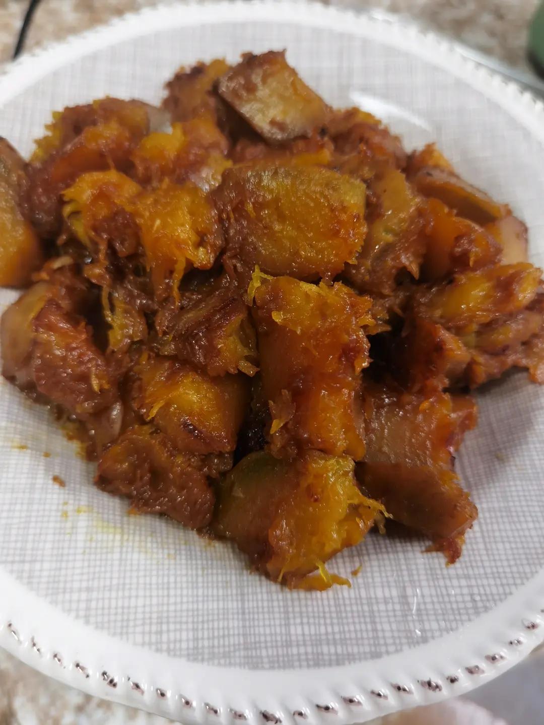 超级简单又好吃的烧南瓜（小高姐食谱）