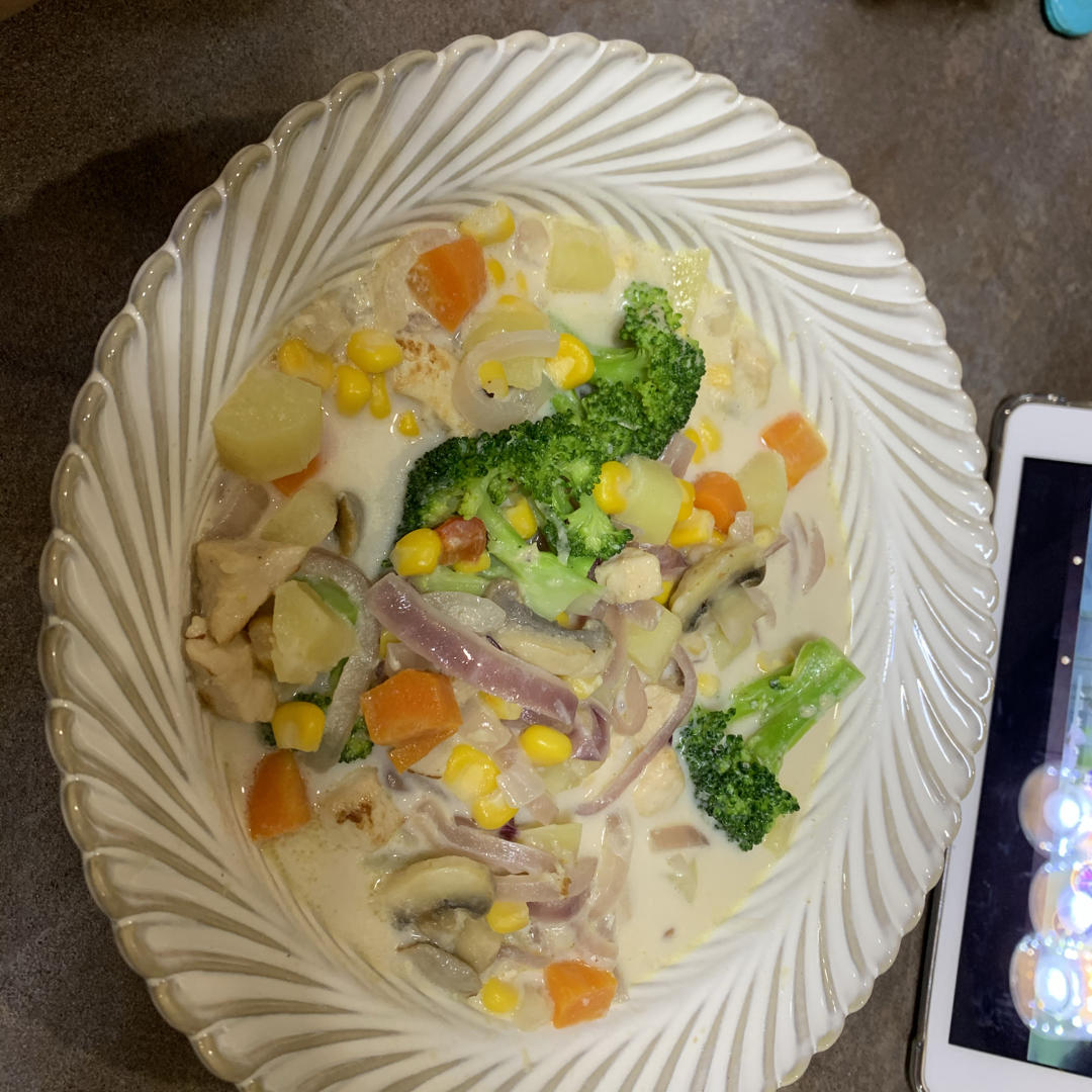 暖暖的日式奶油炖菜