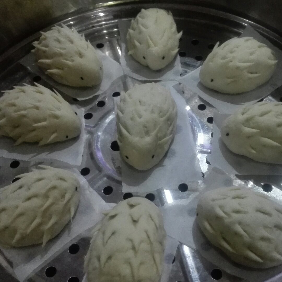 超级松软的豆沙馒头