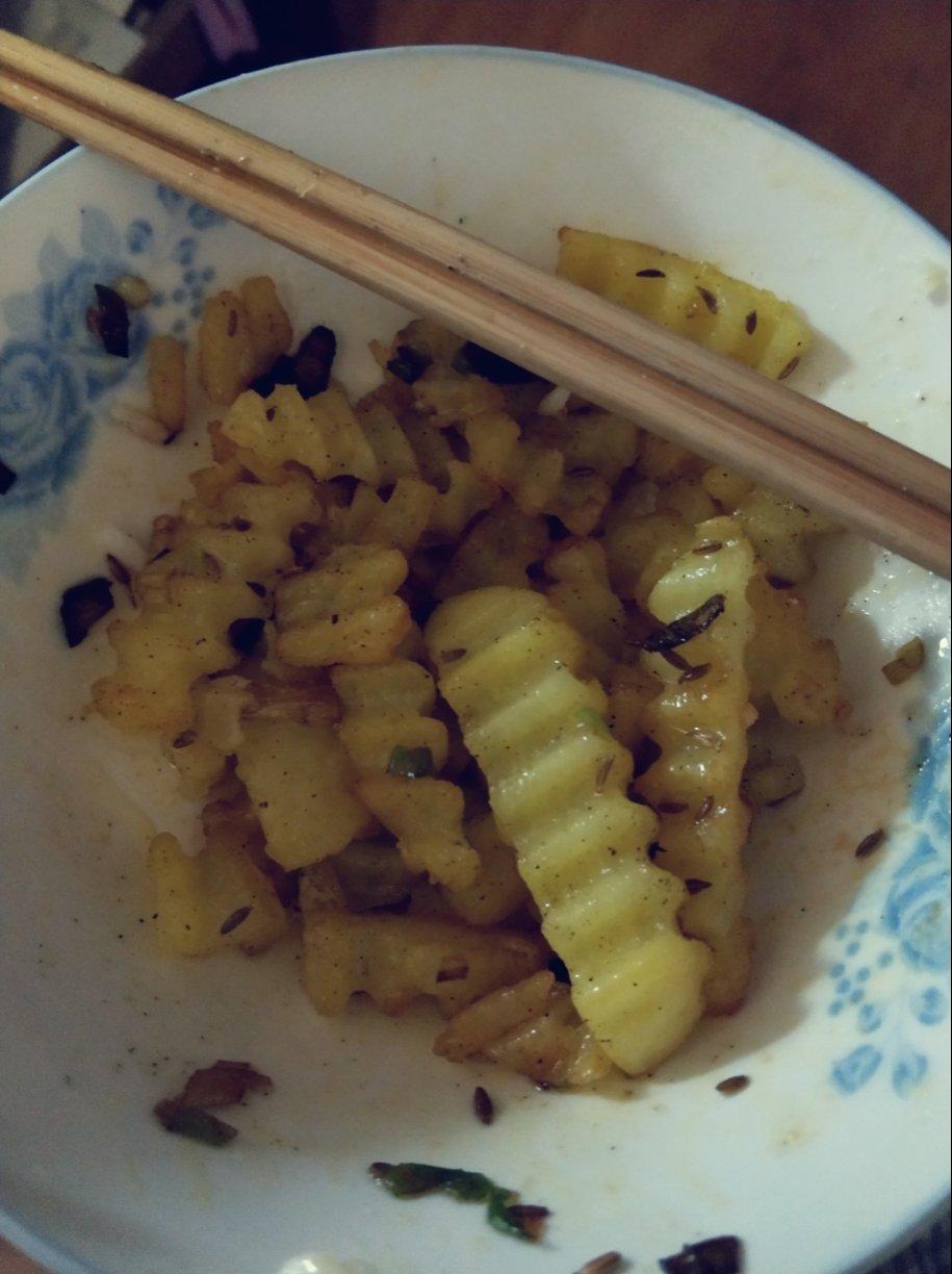 香煎土豆条