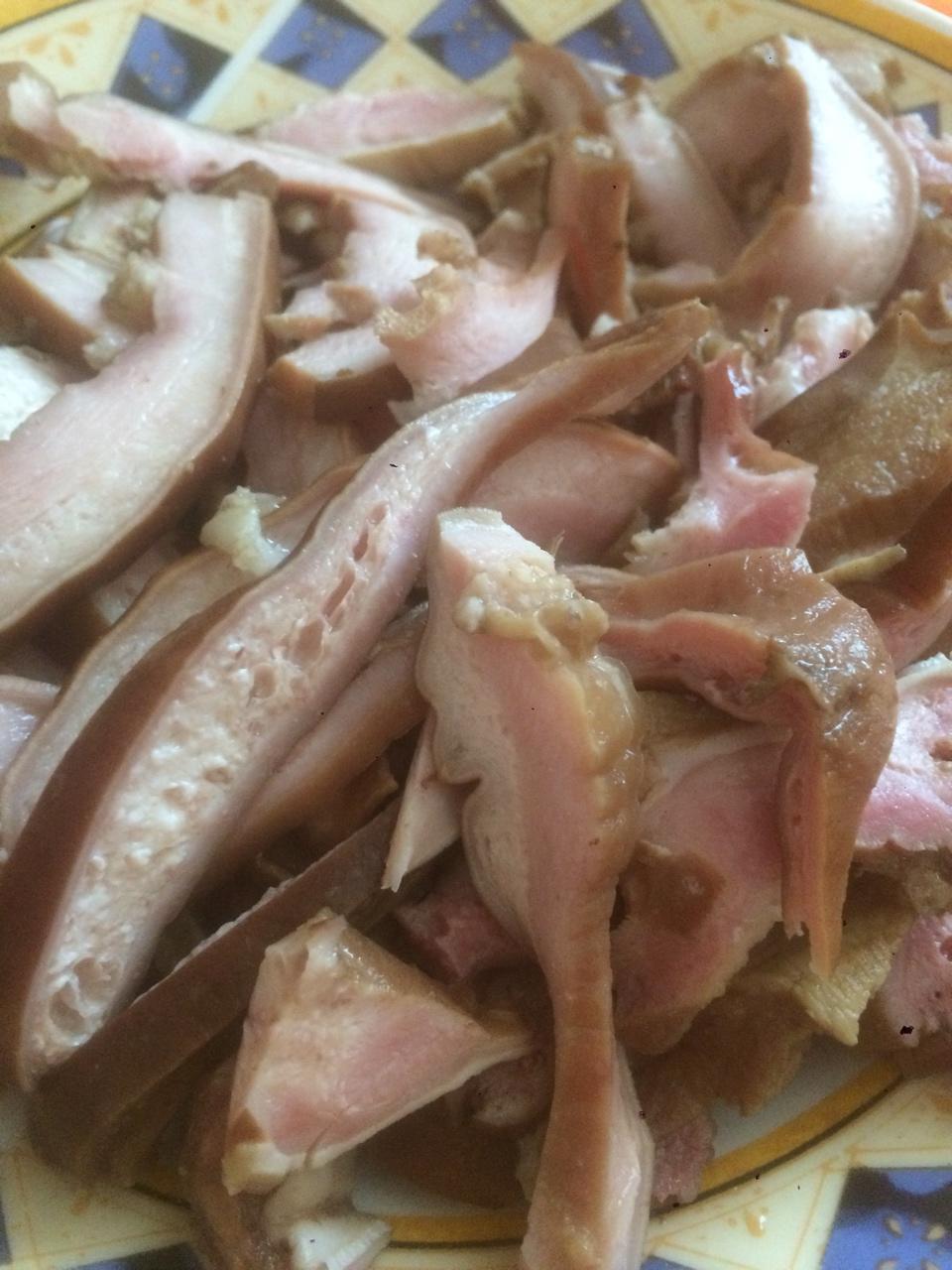 做过 美味的卤水猪肚 第一次卤猪肚,味道不