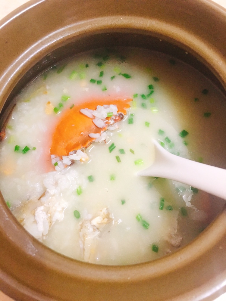 简单暖胃又暖心螃蟹粥的做法