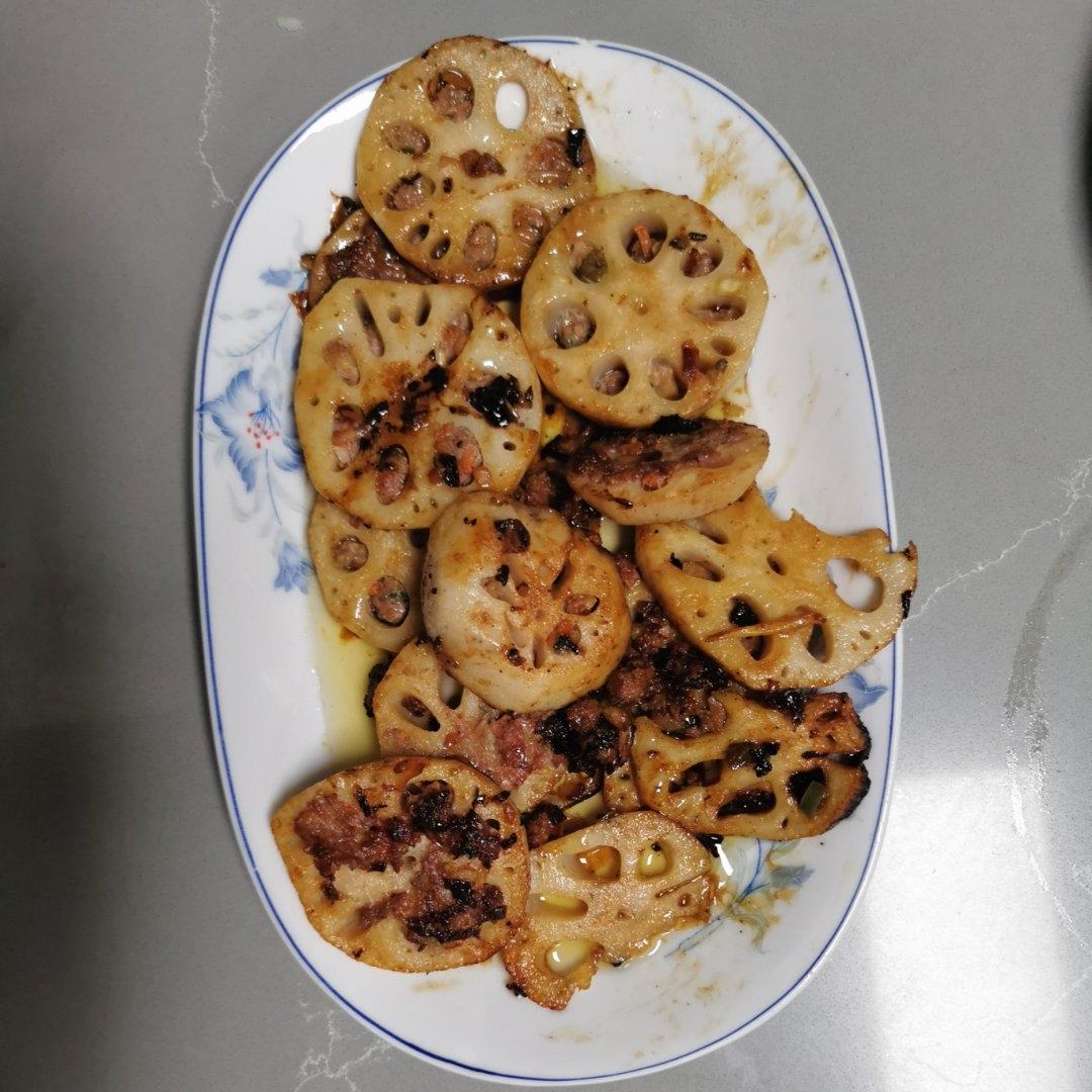 香煎酿莲藕