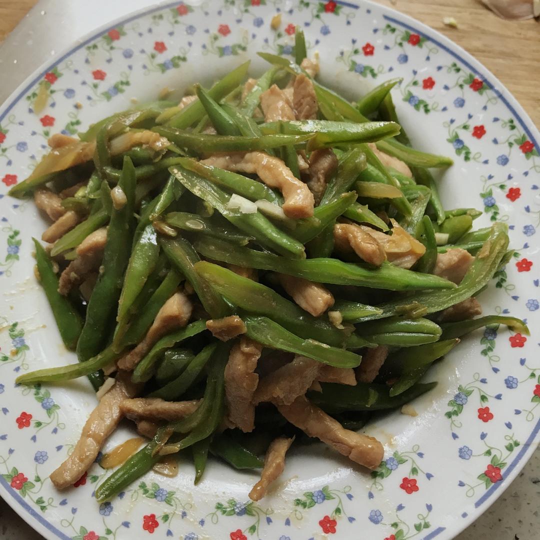 扁豆角丝炒肉