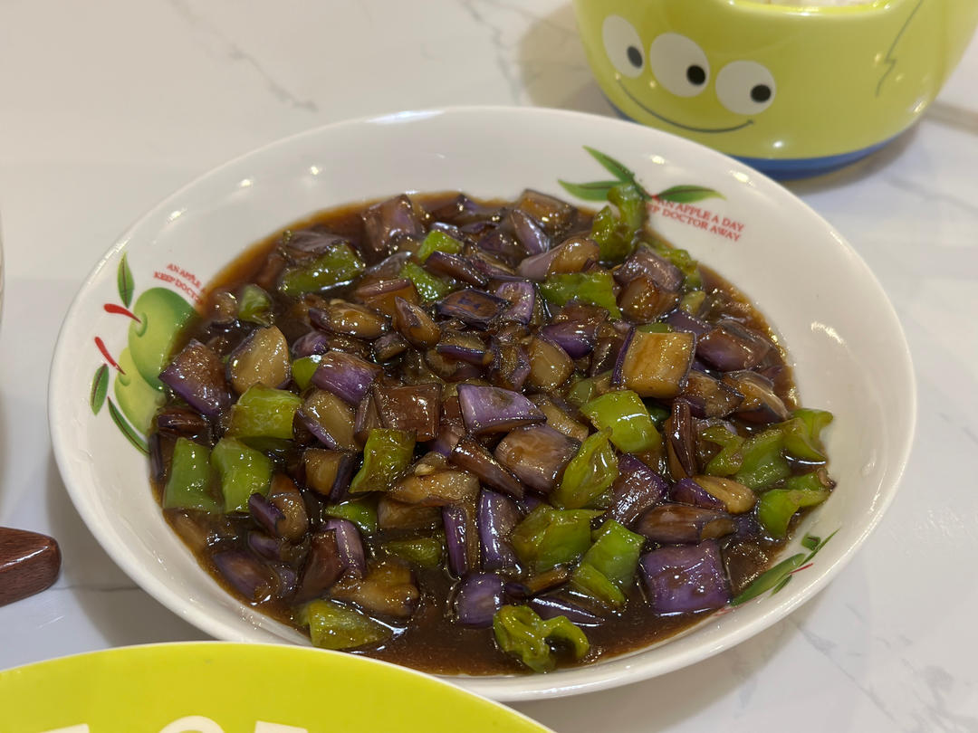 青椒茄子丁