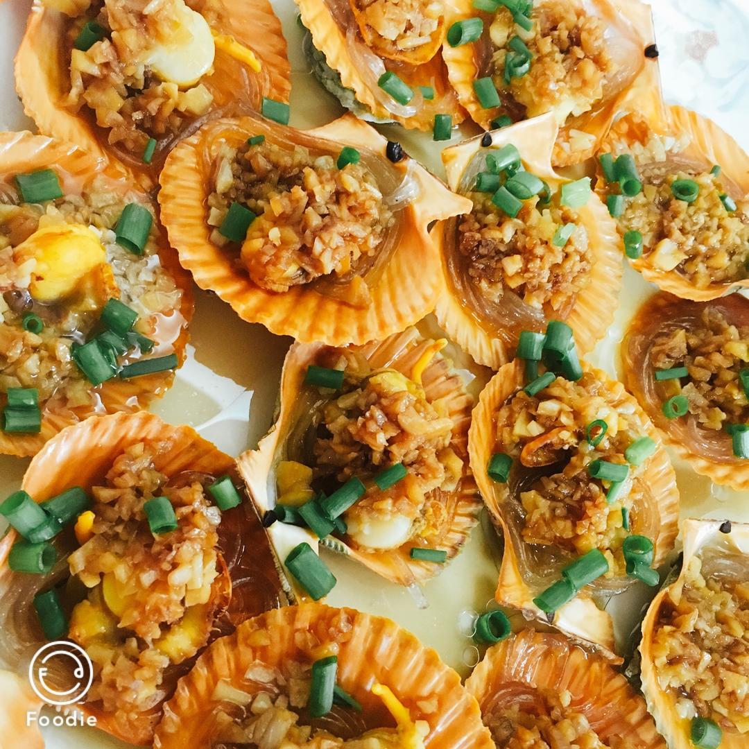 蒜蓉粉丝蒸扇贝