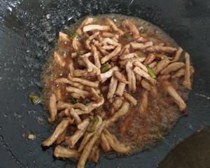 苔菜炒肉的做法 步骤6