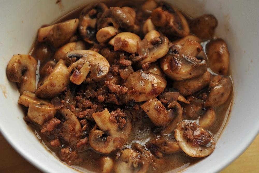 豆豉肉末炒口蘑