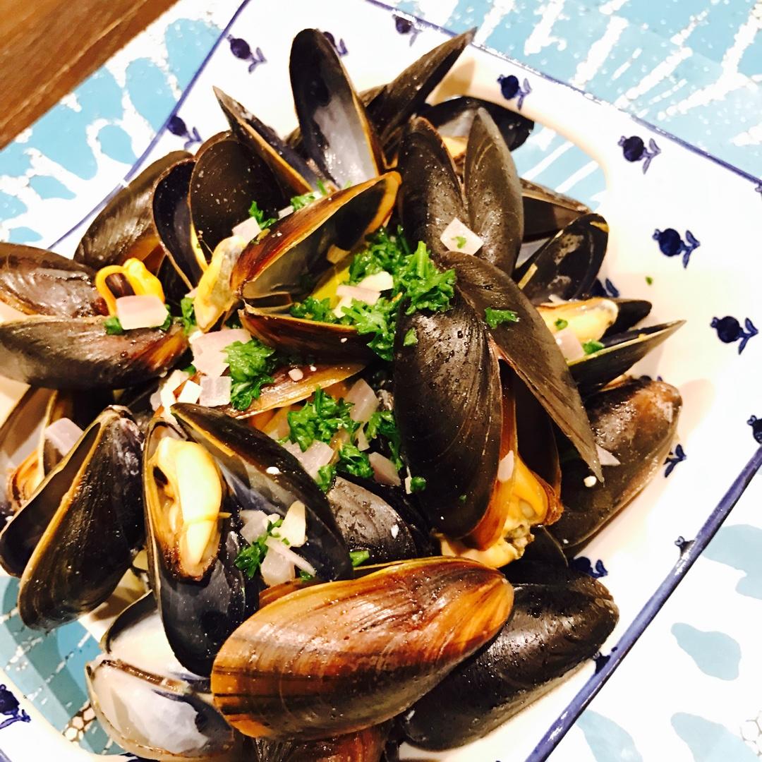 法式白葡萄酒贻贝（青口、海虹）